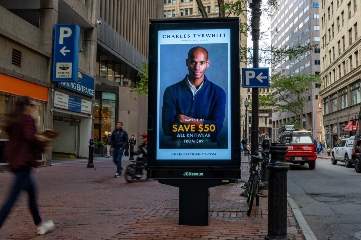 In-Store Sale Boston JCDecaux OOH Advertising