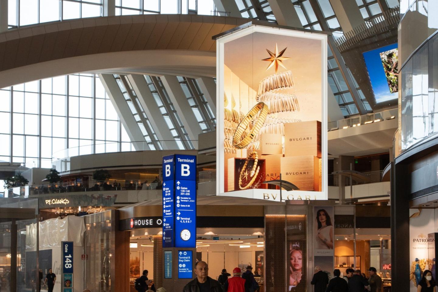 Bvlgari LAX JCDecaux OOH Advertising