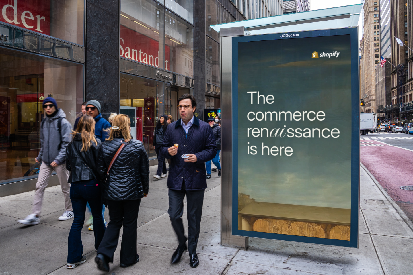 Richemont North America Van Cleef & Arpels NYC Digital Bus Shelter JCDecaux OOH Advertising