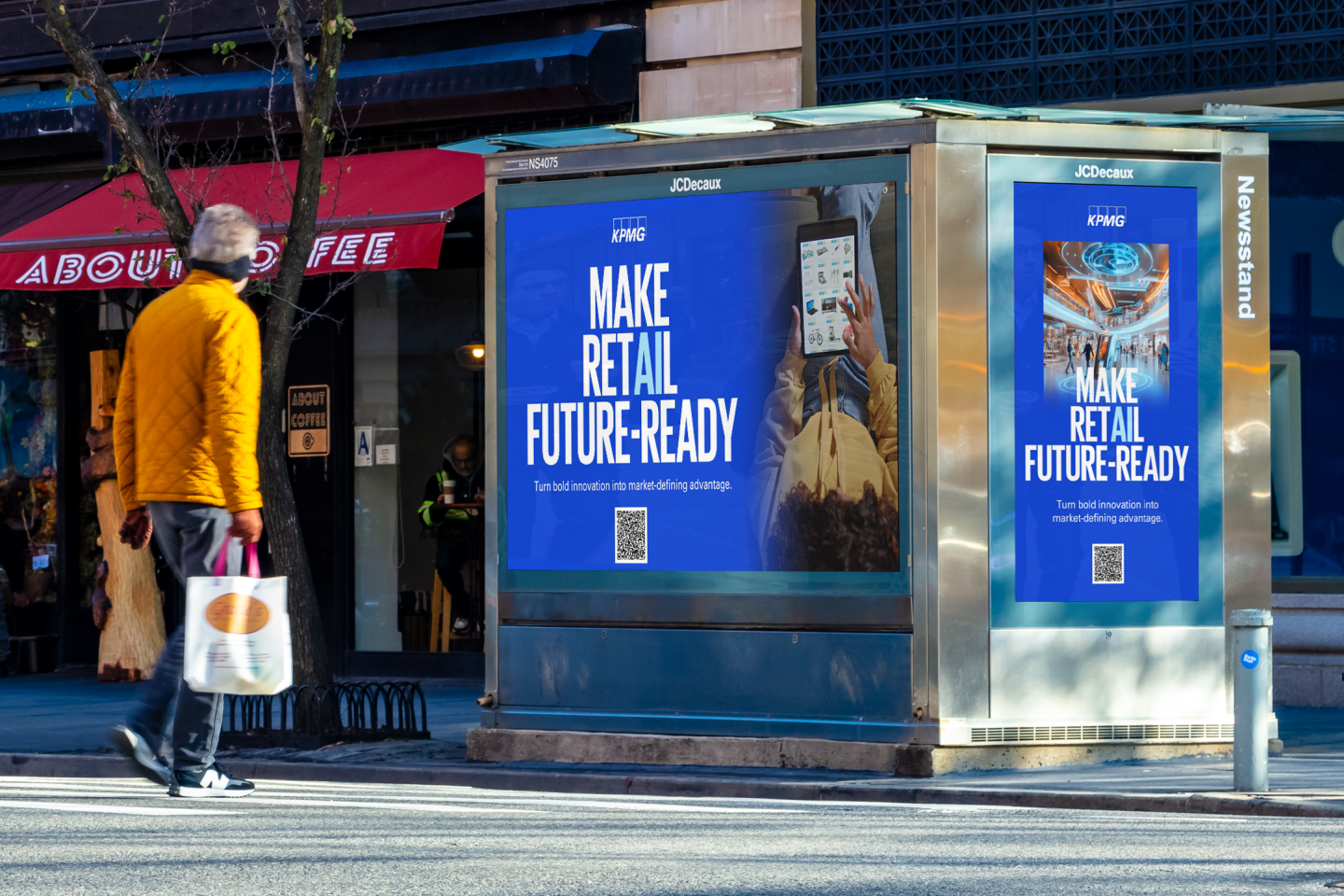 Searchlight Pictures JCDecaux OOH Advertising Digital Newsstand NYC