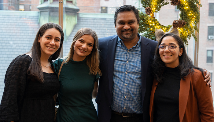 Members of the Digital Innovations team pose at our 2025 holiday party.