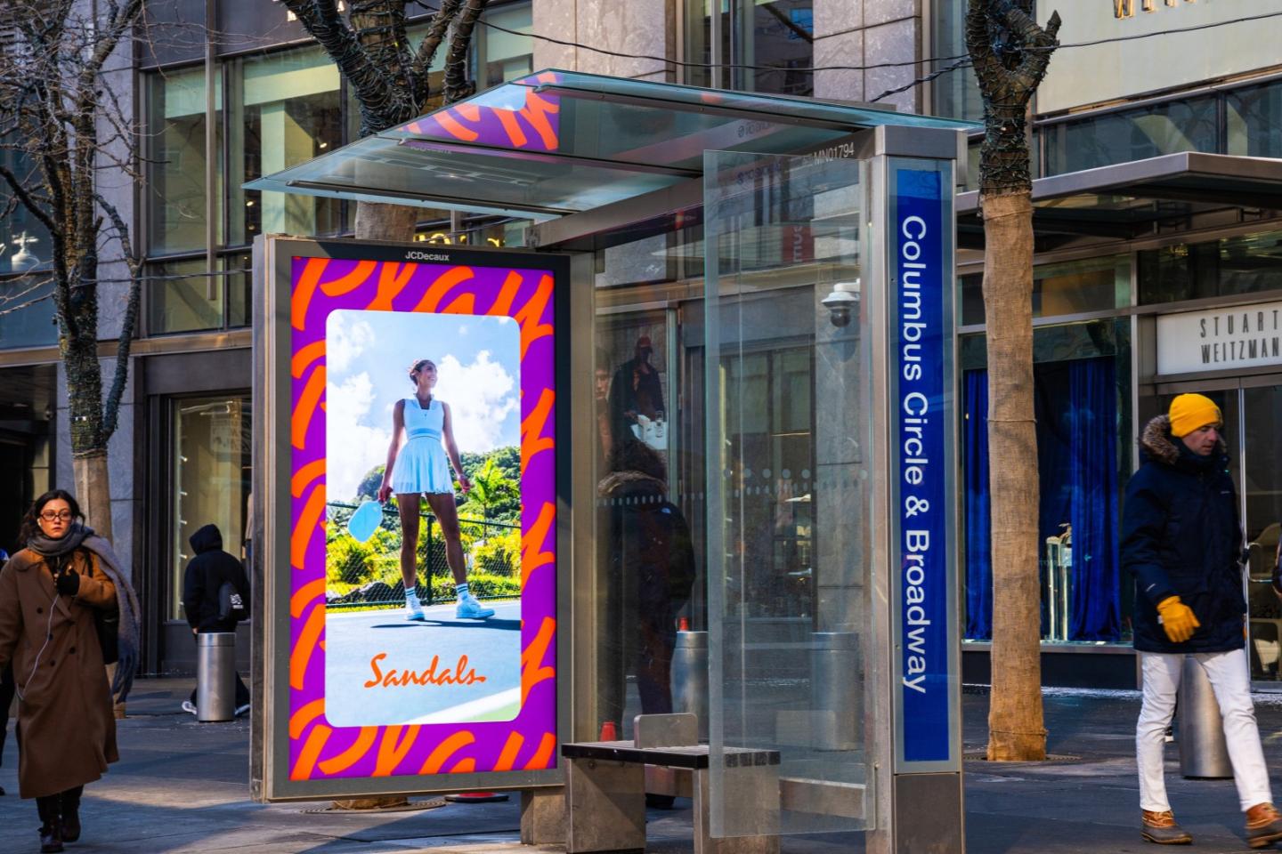 Sandals Resorts NYC Digital JCDecaux OOH Advertising Bus Shelter