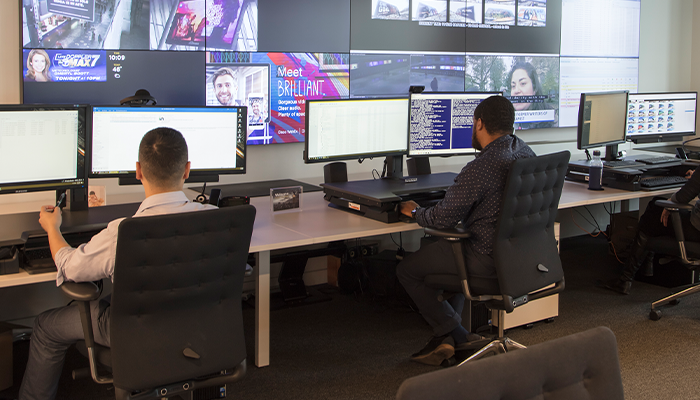 Digital team at work ensuring campaigns play smoothly