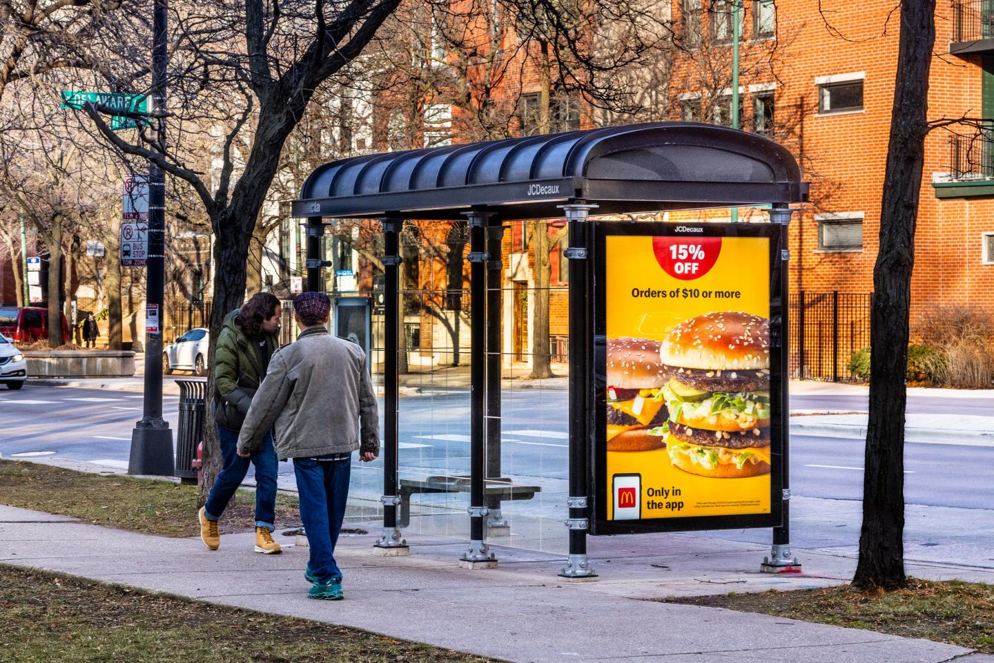 mcdonalds chicago jcdecaux static ooh advertising