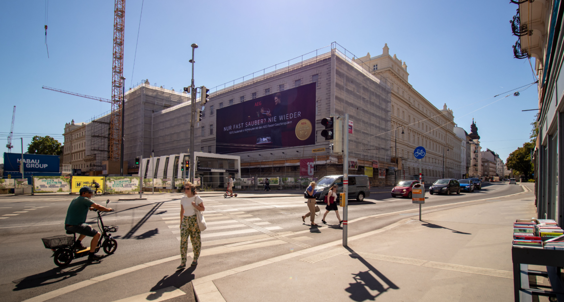 AEG setzt auf Werbestandorte in Wien von MEGABOARD