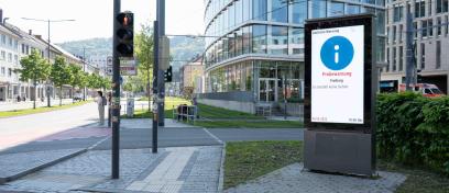 Wall DCLP mit Katastrophen-Warnung des MoWaS